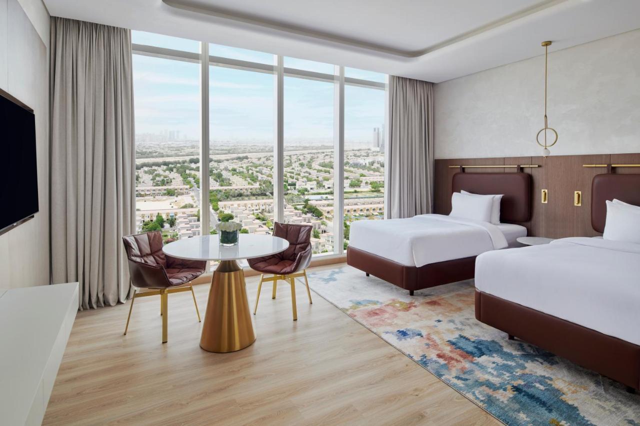 Movenpick Jumeirah Village Triangle Dubai Exteriör bild Deluxe room